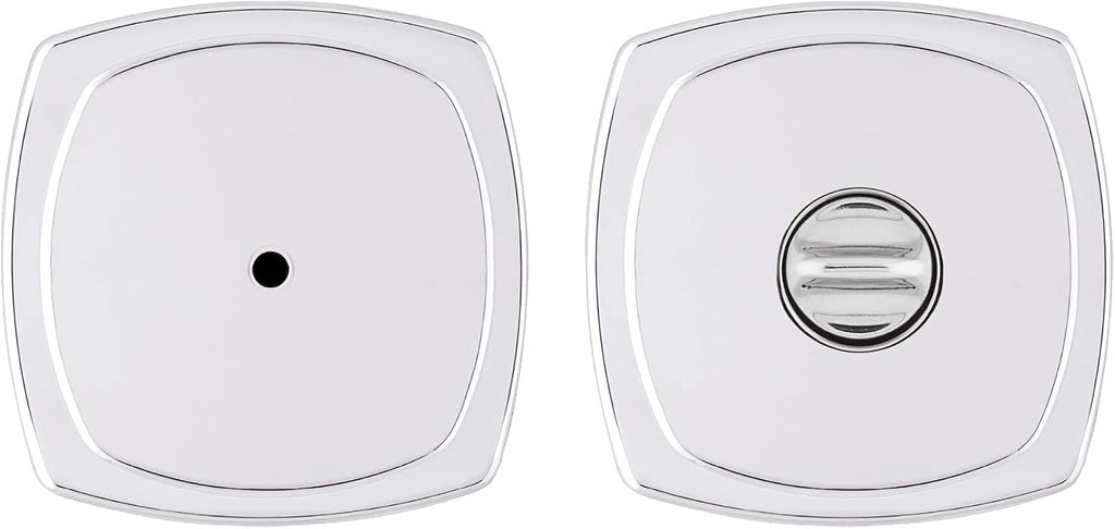 Arroyo Knob Interior Privacy Door Knob with Lock, Door Handle , Polished Chrome Keyless Turn Lock Doorknob