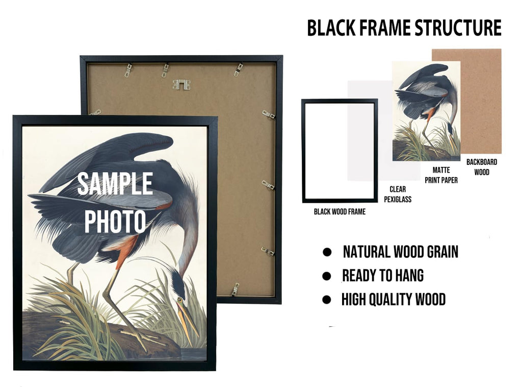 Raven Unframed Art Print Poster, William Morris Style Retro Mid Century Botanical Victorian Dark Academia Gothic