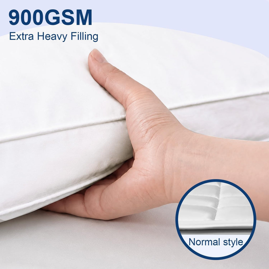 Queen Mattress Topper, Pillow Top Mattress Pad for Back Pain Relief | Cooling Bed Topper, Thick Mattress Cover, Deep