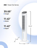 Portable Air Conditioners Fan, 40” Standing Fans that Blow Cold Air, Portable AC