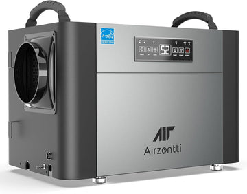 155 Pints Commercial Dehumidifier for Basement with Pump and Drain Hose, Large Space Dehumidifier for Crawl Space