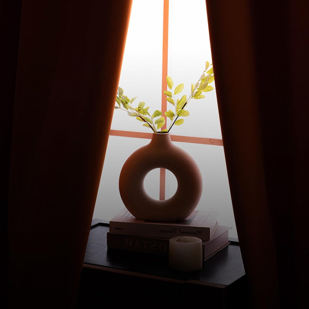 2 Panels Outdoor Curtains Waterproof Blackout Weatherproof Outside Drapes Thermal Insulated Grommet Top Privacy