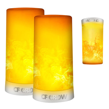 LED Flame Light, Flame lamp Candles Fire Lanterns Outdoor Hanging Lamps, USB Rechargeable Waterproof Dimmable 4 Modes