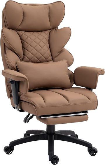 Big and Tall Office Chair with Pocket Spring Cushion,High Back Computer Gaming Chairs with Adjustable