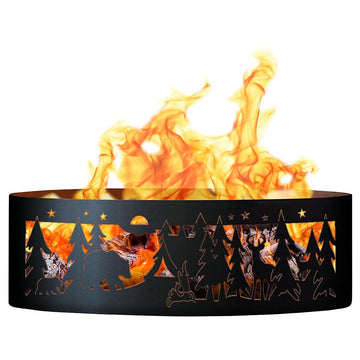 Campfire Fire Ring - Northwoods Campground (48 in. Dia. x 12 in. H)