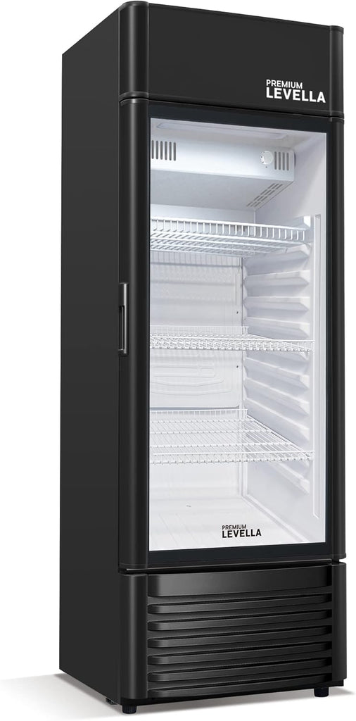 PRF657DX Glass Door Display Refrigerator 6.5 cu ft Commercial Beverage Cooler Me