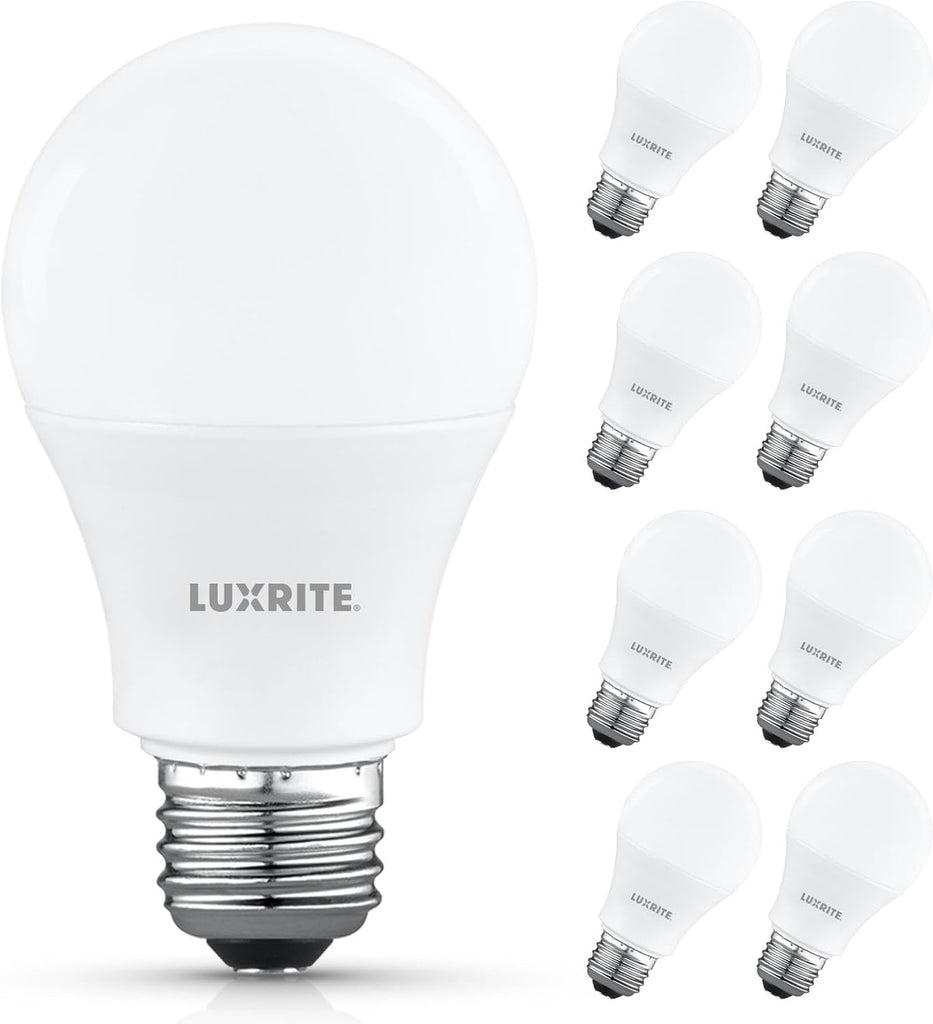 A19 LED Light Bulb 75 Watt Equivalent, 3000K Soft White, 1100LM, Non-Dimmable, Standard LED Light Bulbs, 9.5W, E26