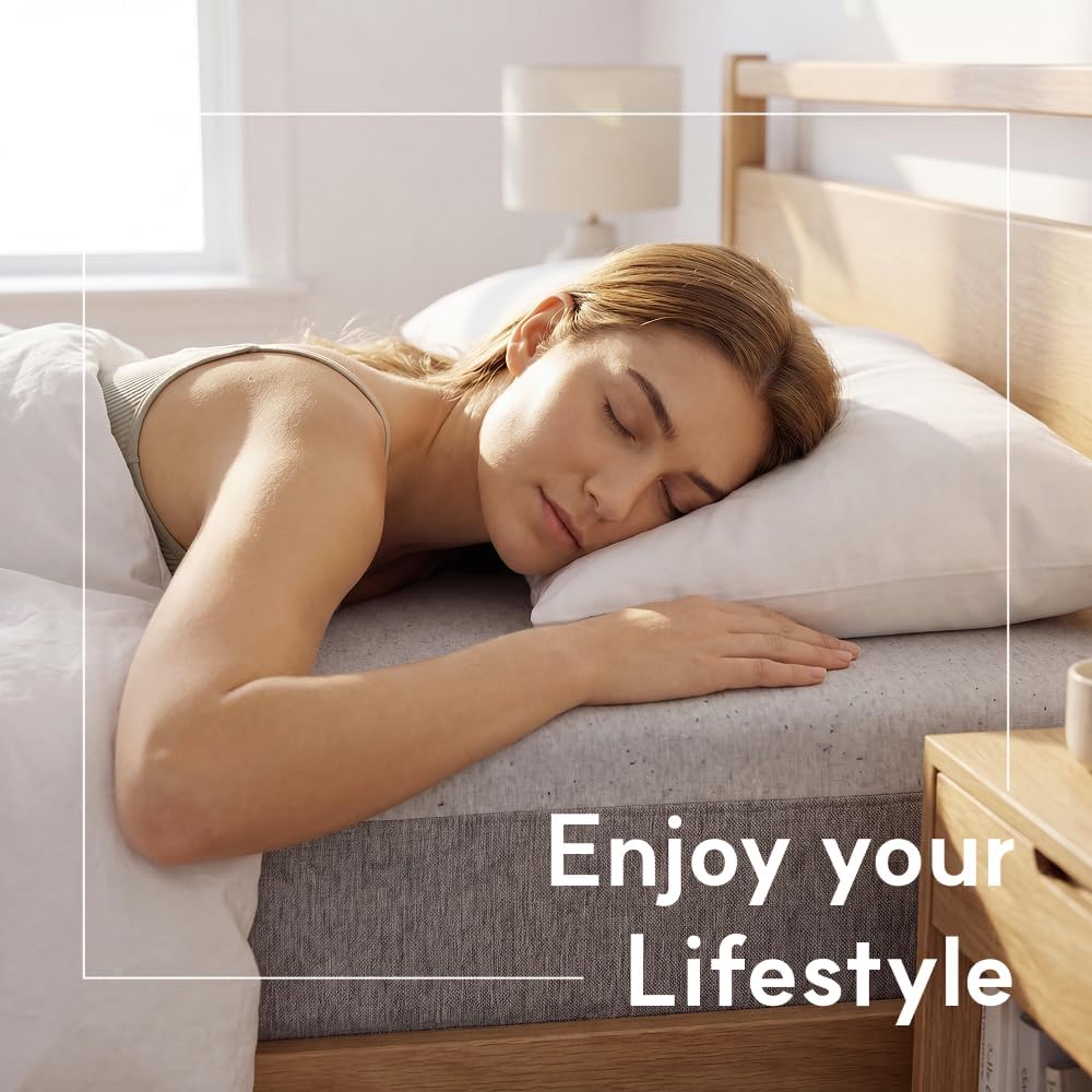 Queen Mattress, 12 Inch Queen Size Mattress, Essential Graphite Cooling Memory Foam Mattress in a Box, Pressure