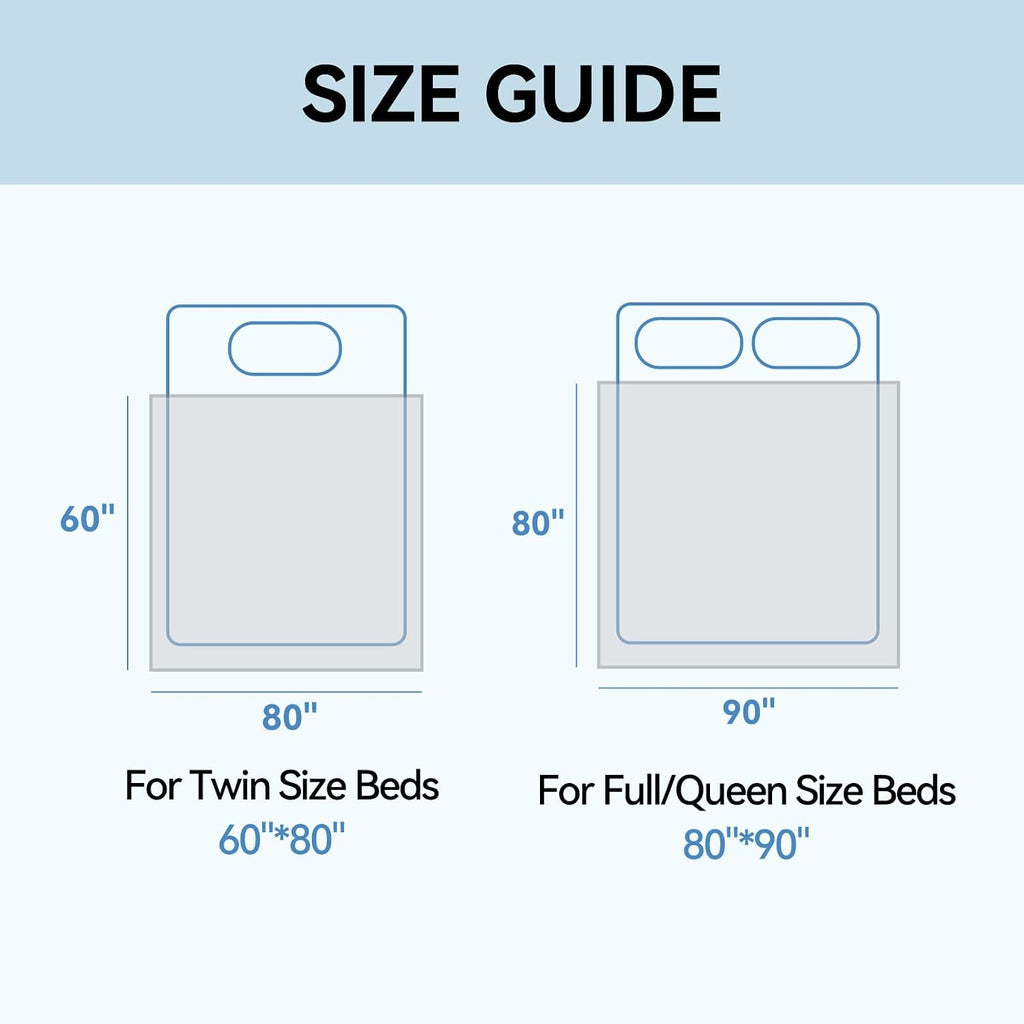 Cooling Comforter Twin Size, Cooling Blankets for Hot Sleepers and Night Sweats, Double-Sided Cool Tech All Season