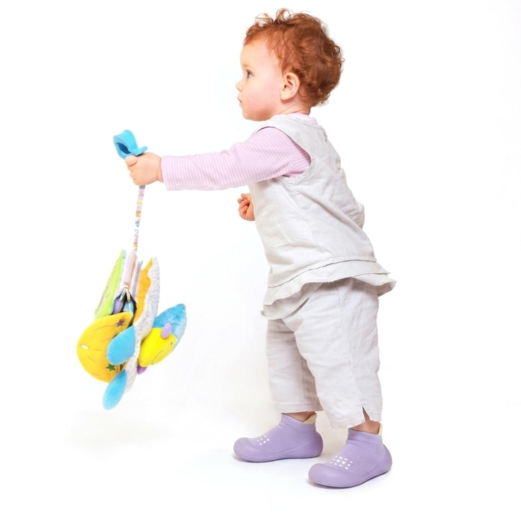 Infant Walking Shoes Baby Sock Shoes with Soft Rubber Sole, Non-Slip Toddler Slippers for boys and girls, Breathable