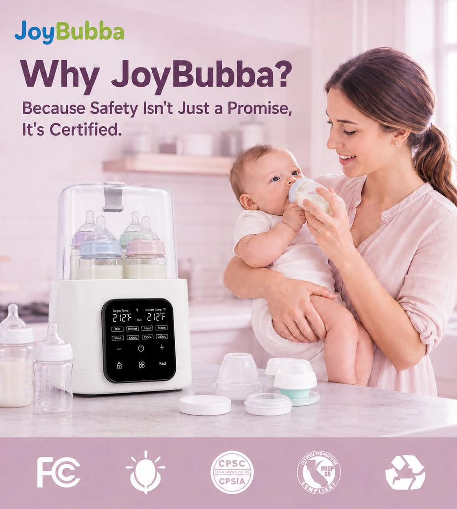6-in-1 Baby Bottle Warmer & Drier, Digital Touch Screen Fast Milk Warmer, Defroster & Baby Food Heater, Dual Temp