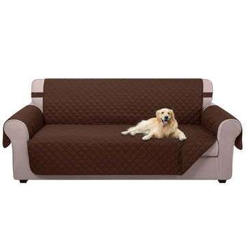Reversible Sofa Cover Couch Cover for Dogs, Brown