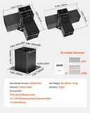 Pergola Kit, 4x4 Inch Pergola Brackets for 3.5x3.5 Inch Wood - Image 7