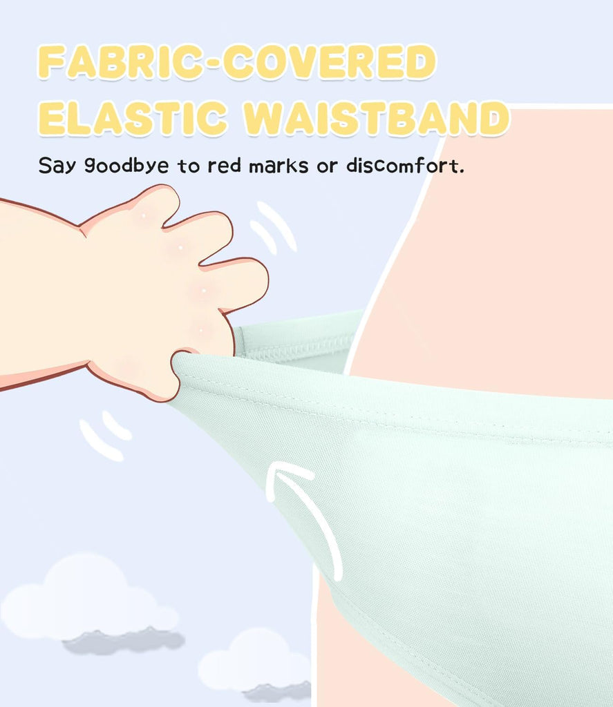 Girls Underwear Breathable 6 Kids Panties 6 Pack