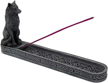 10 Inch Werewolf Gargoyle Resin Incense Burner Statue Figurine