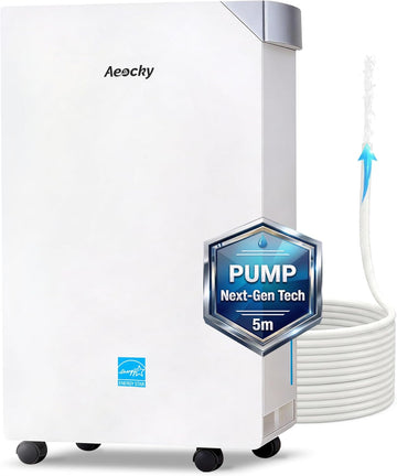 4500 Sq.Ft Energy Star Most Efficient 2025 Dehumidifier with Pump