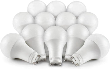 A21 LED Light Bulb 17W GU24 1600 Lumen 2700K Warm White 12 Pack