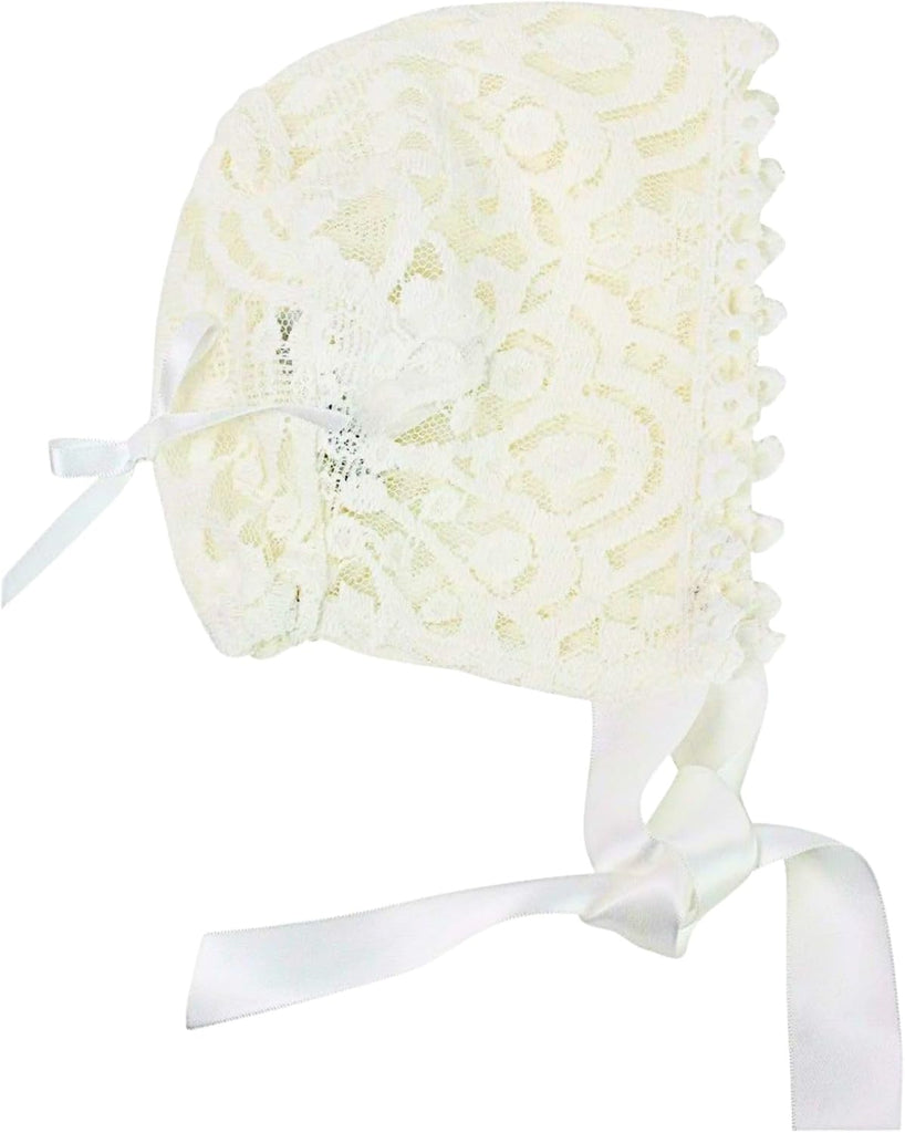 Baby Girls Traditional - Lace Christening Gown & Bonnet