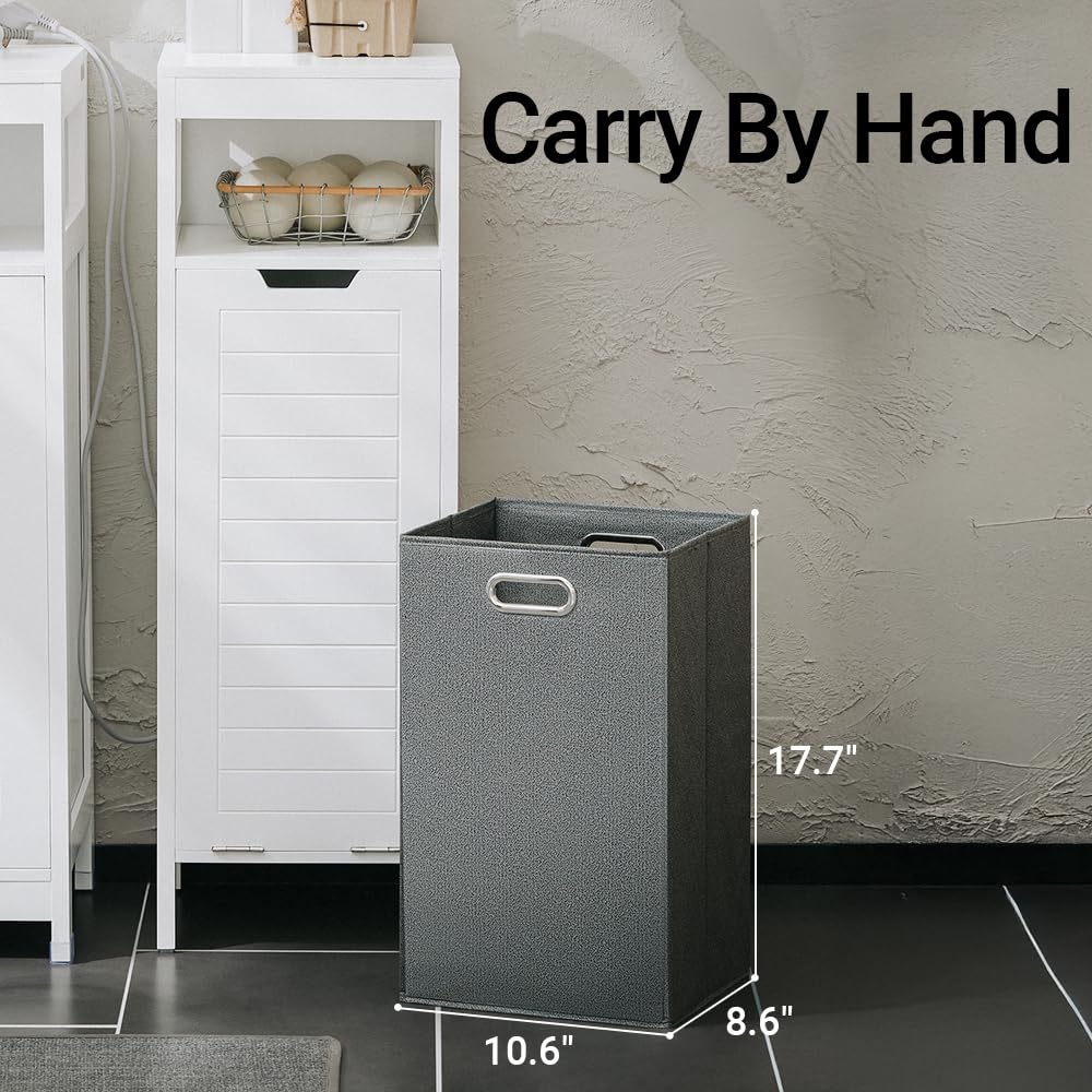 Tilt Out Laundry Hamper Cabinet, 35.4 x 11.8 x 11.8 in, White
