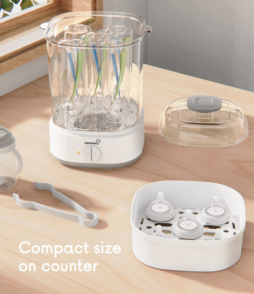 Electric Baby Bottle Sterilizer with 8-Minute Fast Sterilization