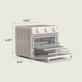 Air Fry Toaster Oven, 7 Preset Cooking Options, Dishwasher-Safe EverGood Coated Trays Included, 60-Minute Auto Shutoff