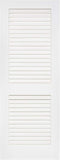 Louver-Louver Plantation Interior Door Slab, White (80x18)