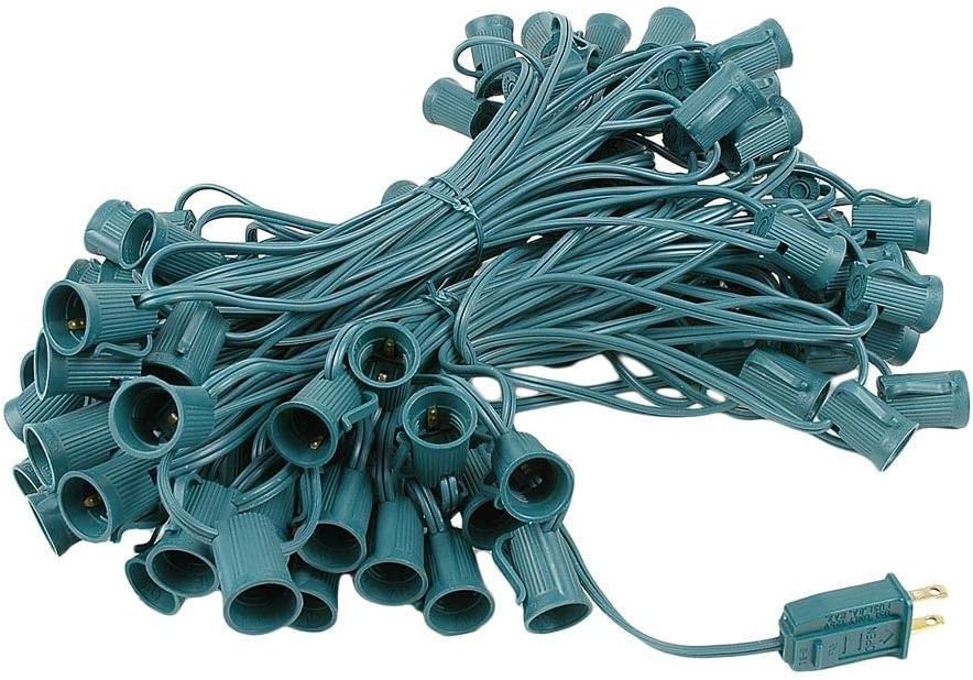 100 Foot C9 Multi Ceramic Christmas String Light Set