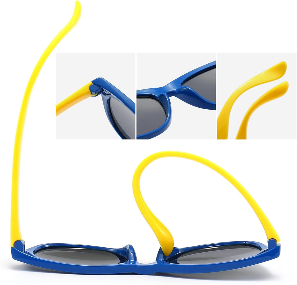 Kids Polarized Sunglasses for Boys Girls, Outdoor Sports
