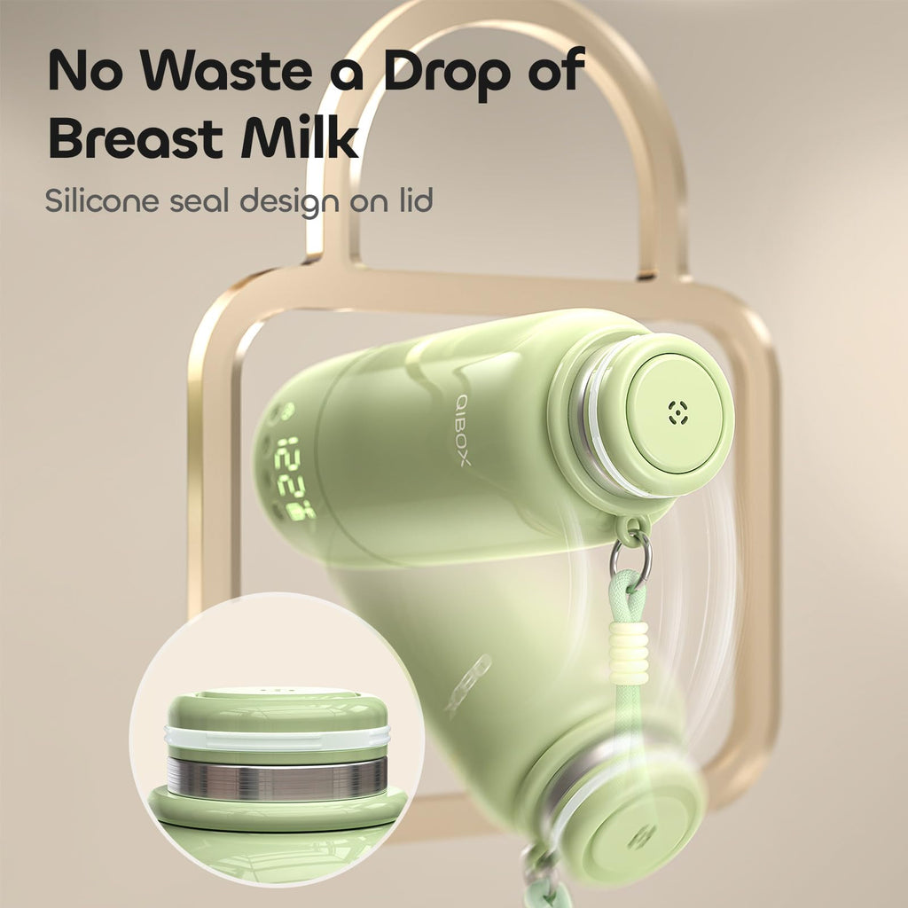 Portable Bottle Warmer for Travel - 3Min Fast Heating of Breast Milk and Formula, 36W Fast Charge, 17 Ounces Large