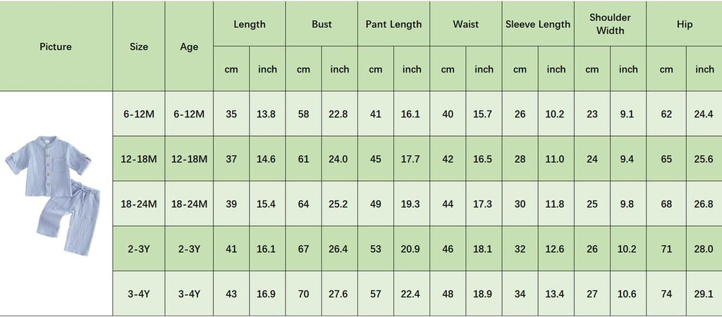 Baby Boy Cotton Linen Outfit Fall Winter Long Sleeve Button Down Henley Shirt Linen Pants Toddler Boys Clothes Set