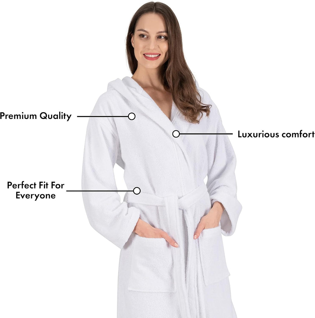 Women's Hooded Terry Bathrobe