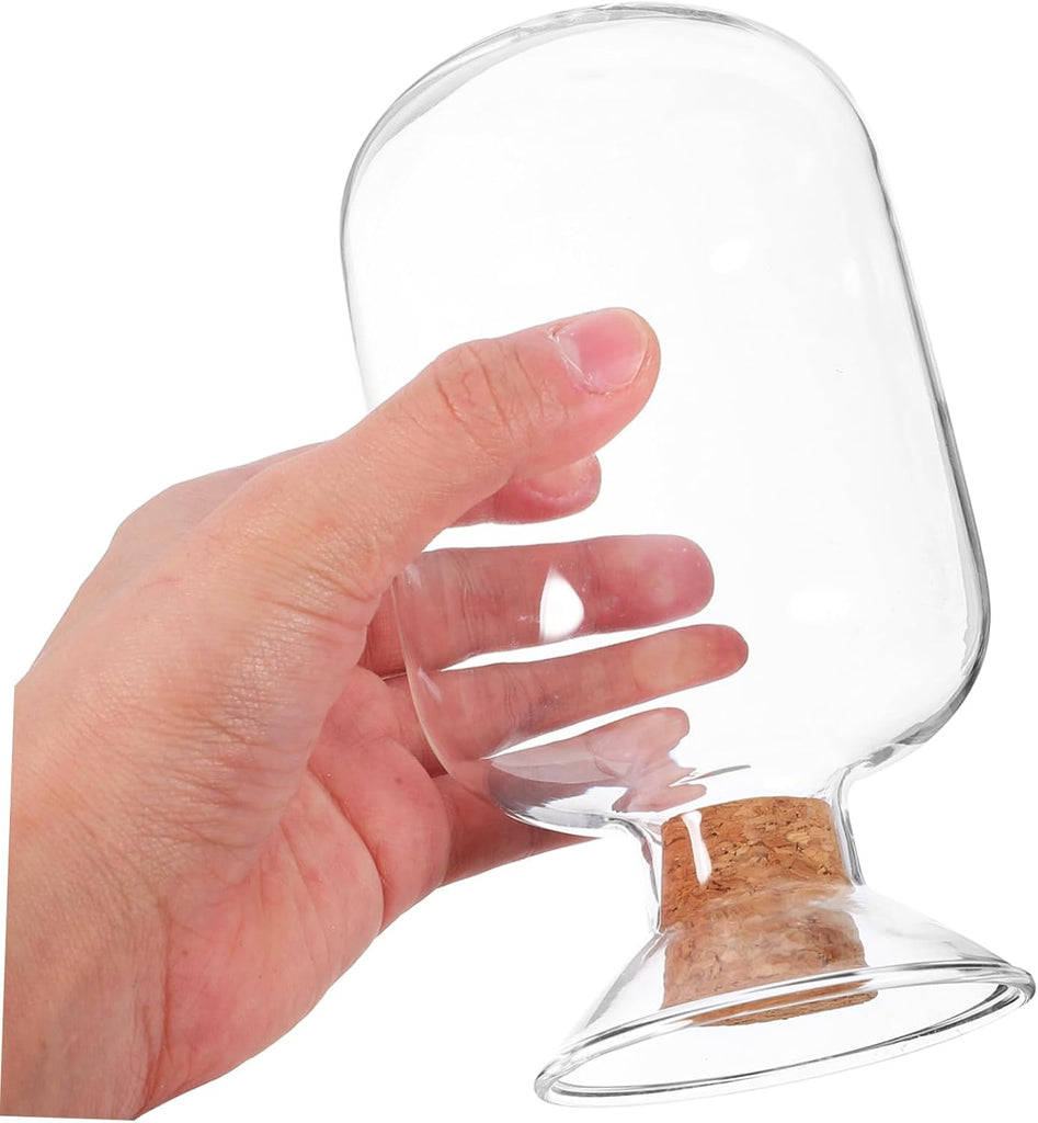 Glass Match Storage Jar Sensory Bottles Lids 250ml Match Holder Decorative Match Jar Multi-functional Glass Jar