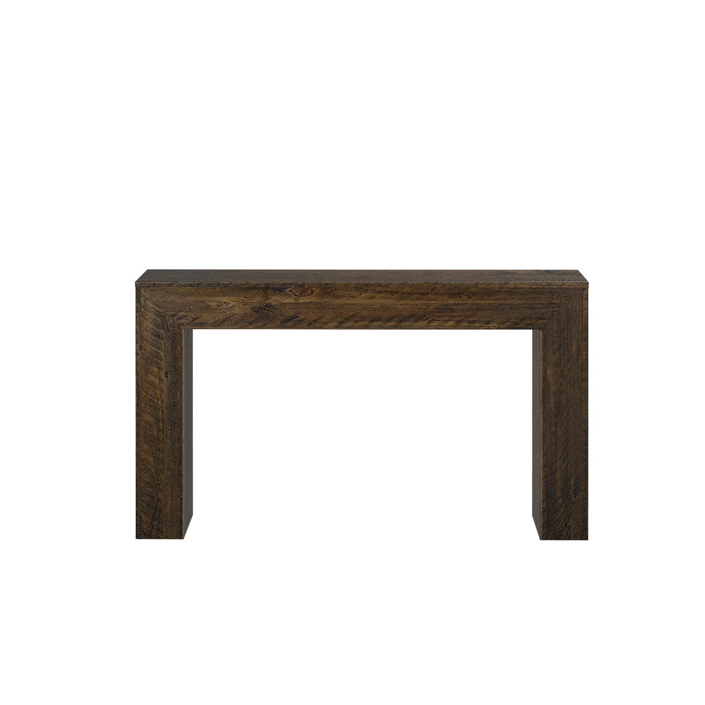 Camden Console Table, 56 Inch, Rustic Barnwood