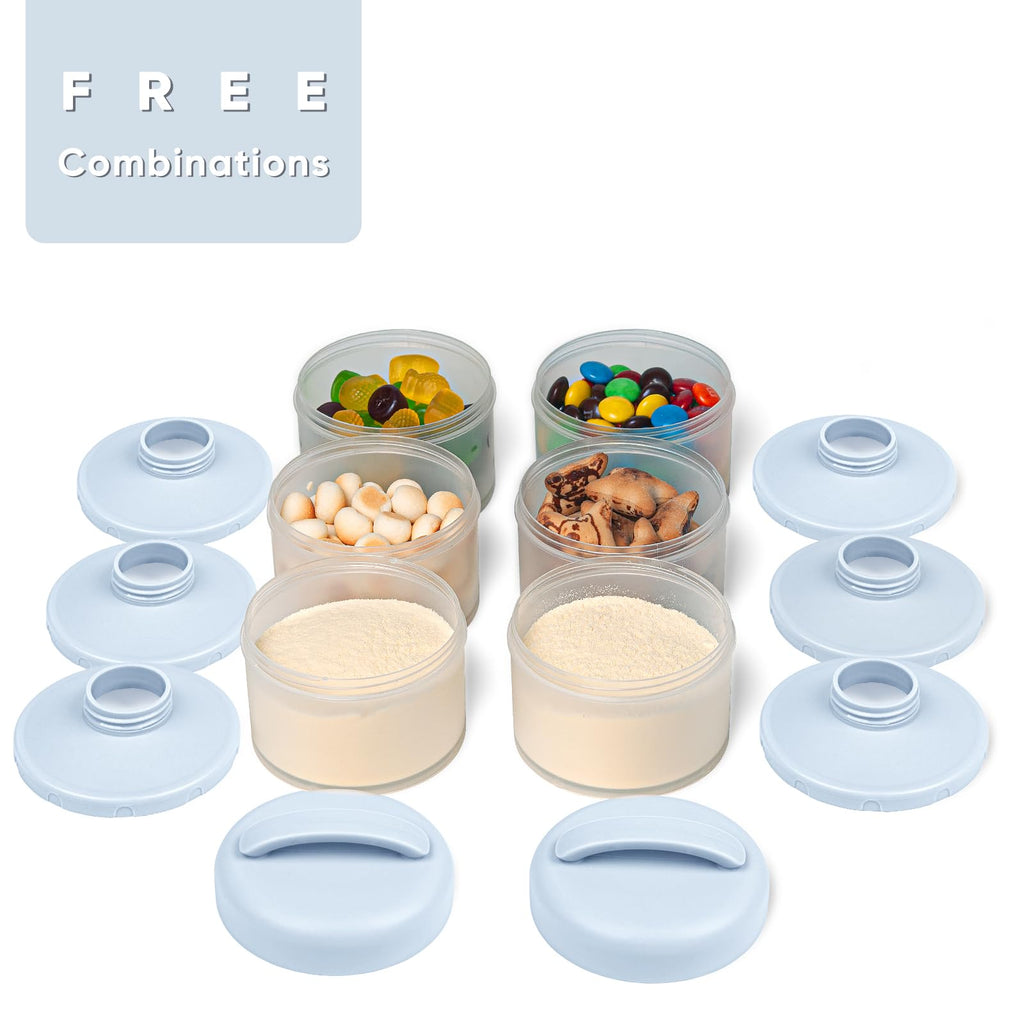 Stackable Formula Dispenser Portable: Milk Powder Container to go