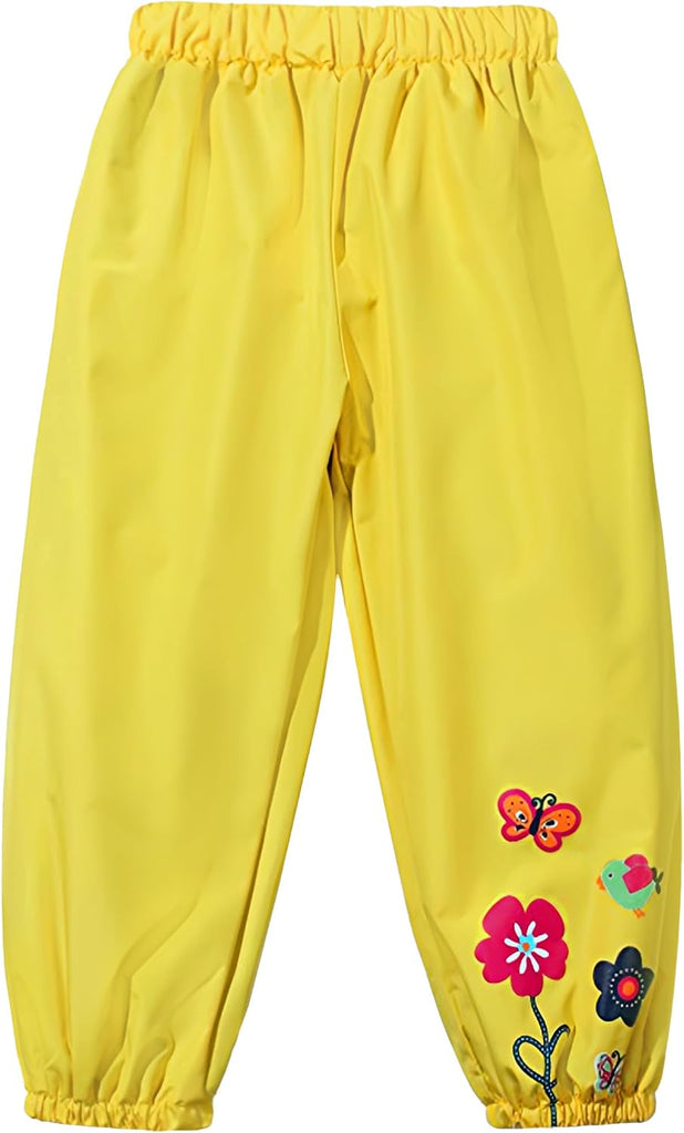 Toddler Girls Raincoat Waterproof Rain Jacket toddler Hooded Pants Suit