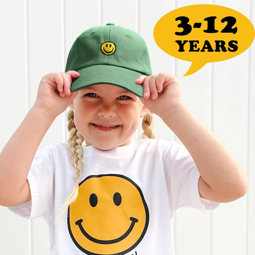 Toddler Hat Smile Face Kids Baseball Cap Adjustable Cute Hat