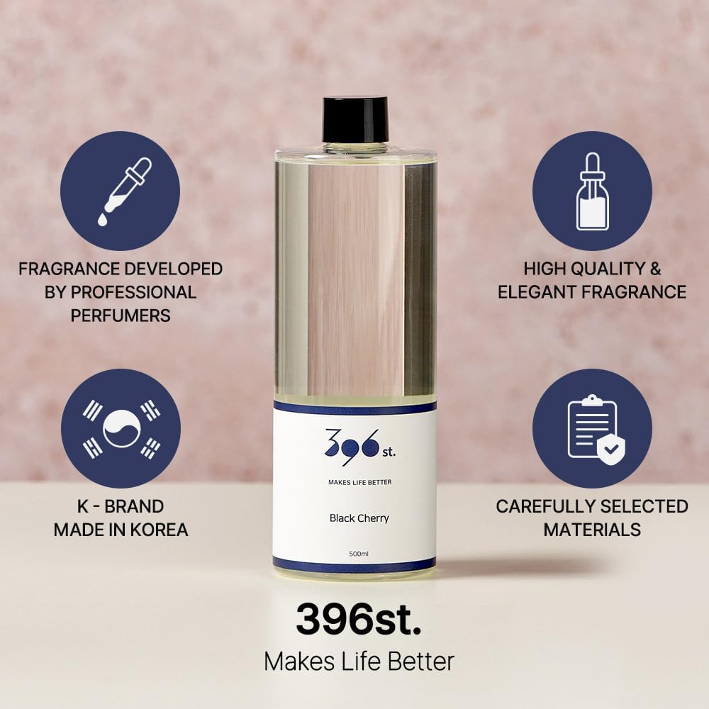 Vanilla Lavender Scented Oil Refills for Reed Diffuser, 16.9oz(500ml), 10 Fiber Reed Sticks, Home Fragrance - Set of 169