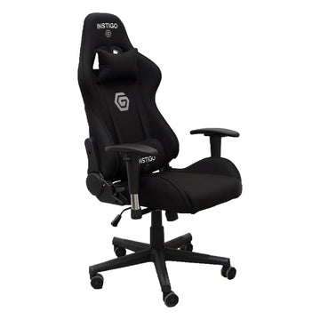 Gaming Chair Breathable Fabric | Reclines up to 180° | with Neck and Lumbar Cushions | Supports up to 265lbs