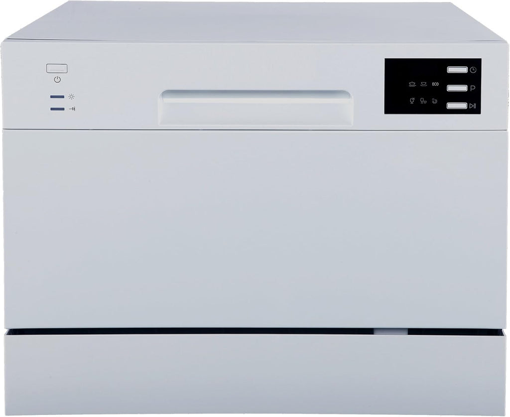 SD-2225DS Countertop Dishwasher with Delay Start & LED, Silver, Silver
