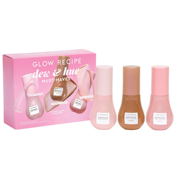 Skin Care Set, Dew & Hues Must-Haves - Limited Edition Travel Size Gift Set with Niacinamide Dew Drops, Hue Drops Sun