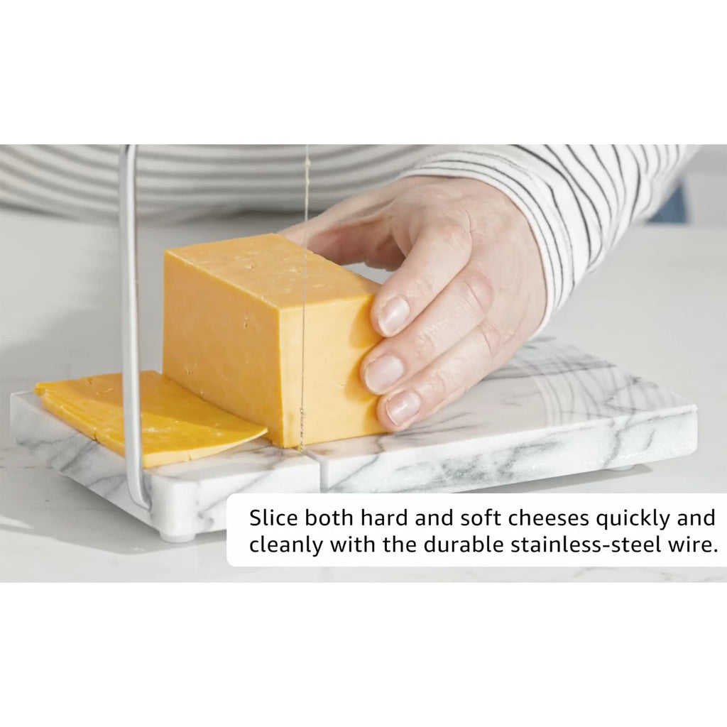 Brands 3841COM 3841 Marble Cheese Slicer, White