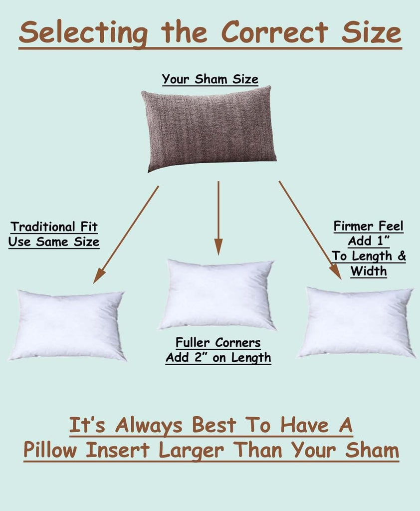 Synthetic Down Pillow Insert 12x20 in - Karate Chop Pillow