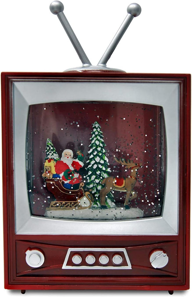 The San Francisco Music Box Santa in Spinning Water Television
