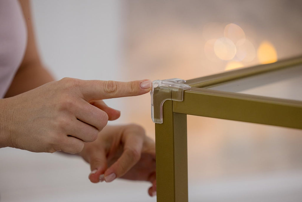 Furniture Corner & Edge Safety Bumpers, 16ft Edge Protector & 4 Clear Corner Protector Baby Proofing. Clear Corner