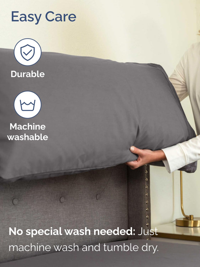 CGK Extra Deep Sheet Set - 6pc Cooling Sheets - Grey