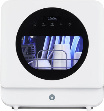 Dishwasher Countertop Compact Portable Dishwasher with Faucet & Self-Priming Water Modes Water Inlet