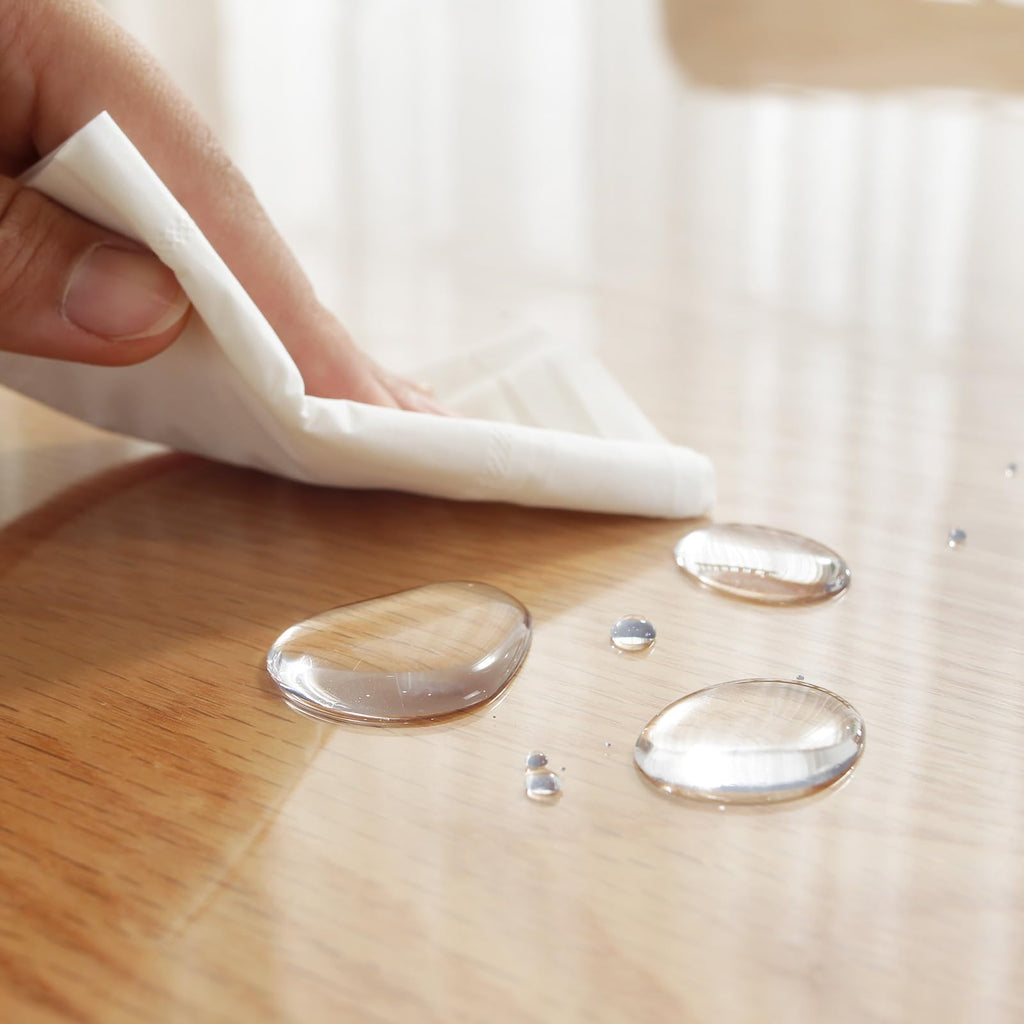 Clear Table Cover Protector 42 x 96 Inch, 2mm Thick Plastic Mat