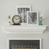 HOME Antique Mantel Clock, Battery Operated Decorative Desk Table Clock for Home, Office, Living Room, Bed Room