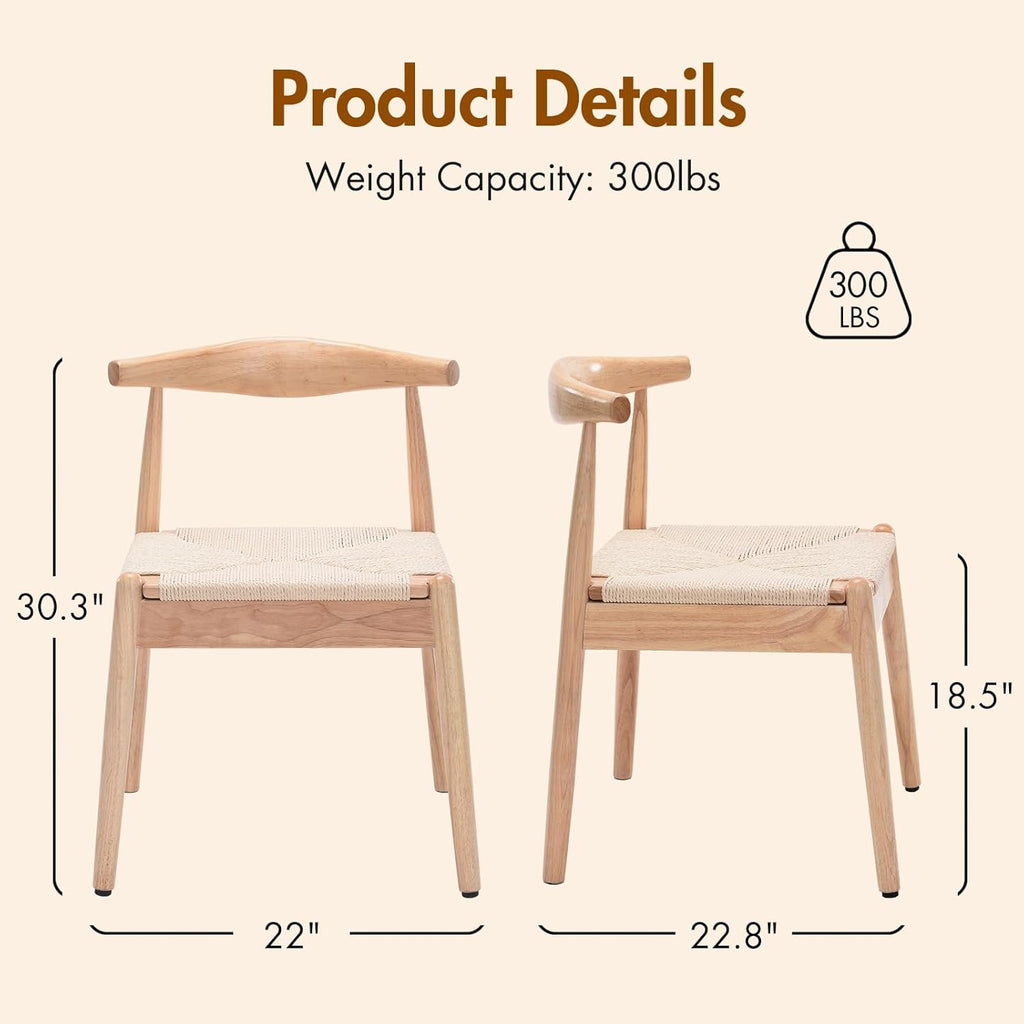 Soohow Dining Chairs Set of 2, Mid Century Modern Kitchen & Dining Room Chairs for Dining Room,Dining Table Chairs
