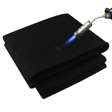 Welding Blanket Fireproof 6x8 Feet - Carbon Felt Soldering Mat & Pad, 5mm Flame Retardant Fabric, Heat Shield for